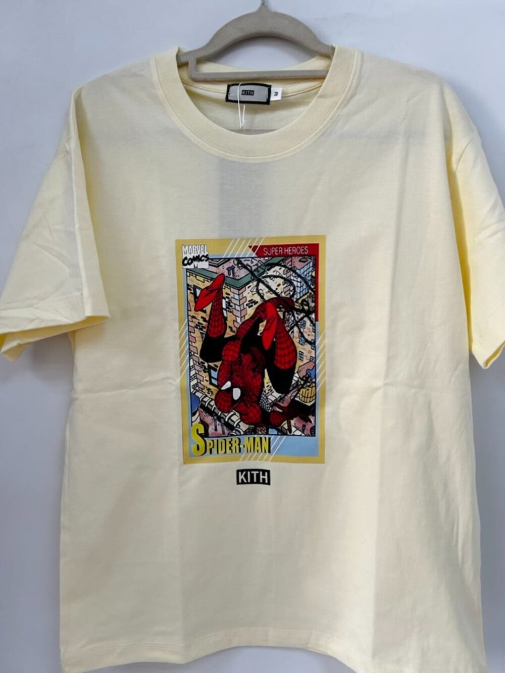 KITH Short Sleeve T-Shirt Spider-Man Comic Print Casual Cotton Loose